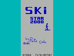 Ski Star 2000 (1985)(Richard Shepherd Software)